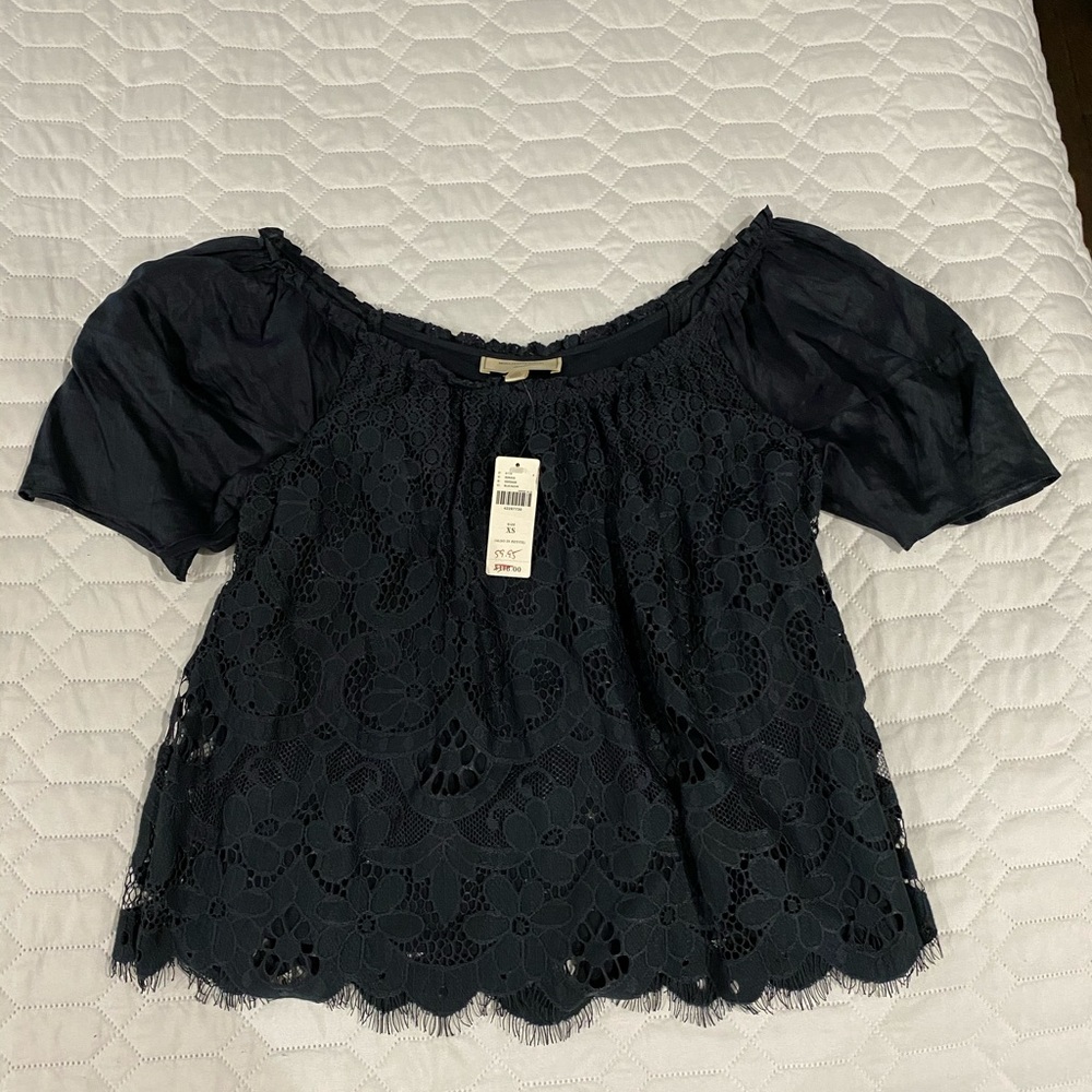Anthropologie Off Shoulder Blouse